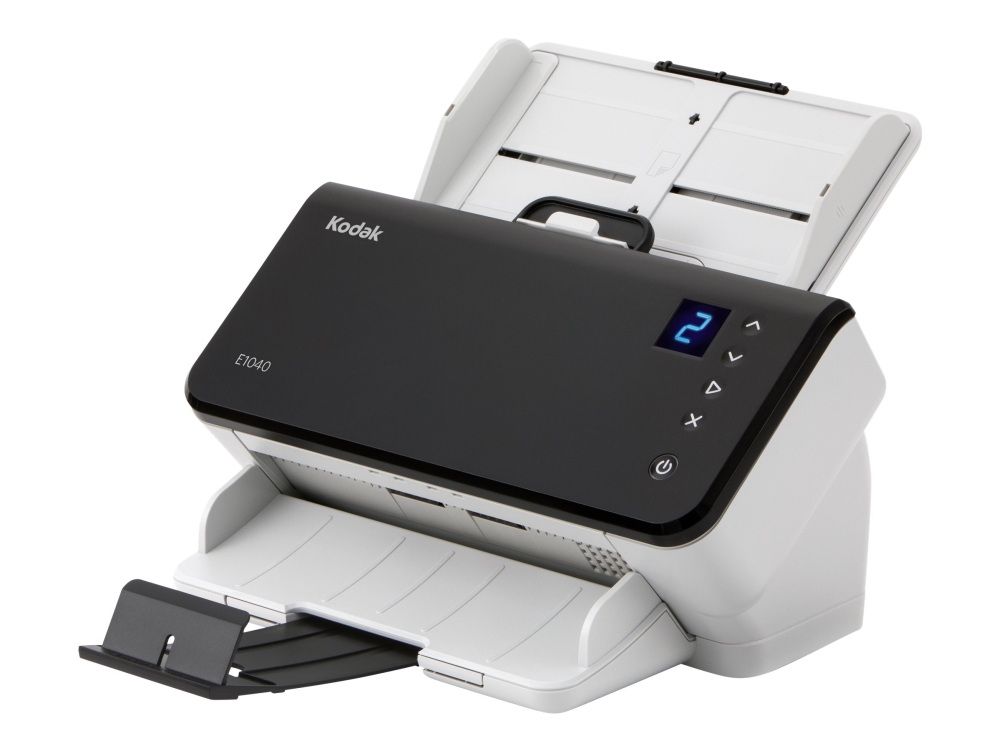 Kodak E1040 - Dokumentscanner - Dual Cis - Duplex - 216 X 3000 Mm - 600 Dpi - Op Til 40 Ppm (Mono) / Op Til 40 Ppm (Farve) - Adf (80 Ark) - Op Til 50