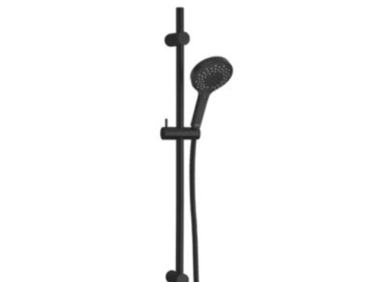 Damixa Flex Brausegarnitur In Mattschwarz Mit Ø110 Mm Kopfbrause