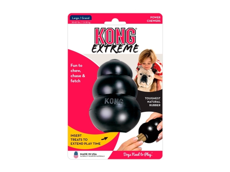 Kong Spielzeug Extreme Schwarz L 10 Cm