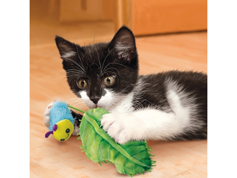 Kong Kattelegetøj Flingaroo CATerpillar Flerfarvet