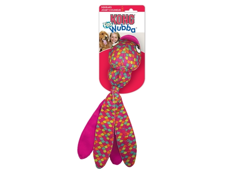 KONG Kong Wubba Finz Pink Small 27cm