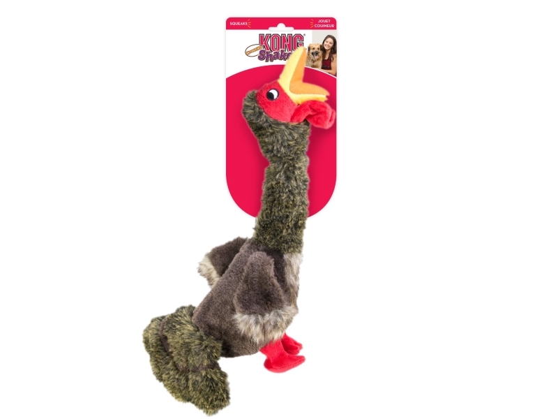 Kong Leksak Shakers Honkers Turkey Brun L 42Cm