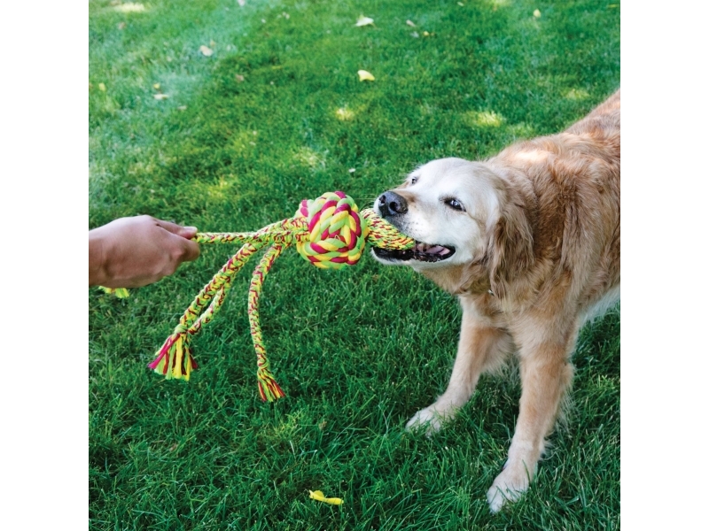 Kong Leksak Wubba Weaves Med Rep Mix Xl 44Cm