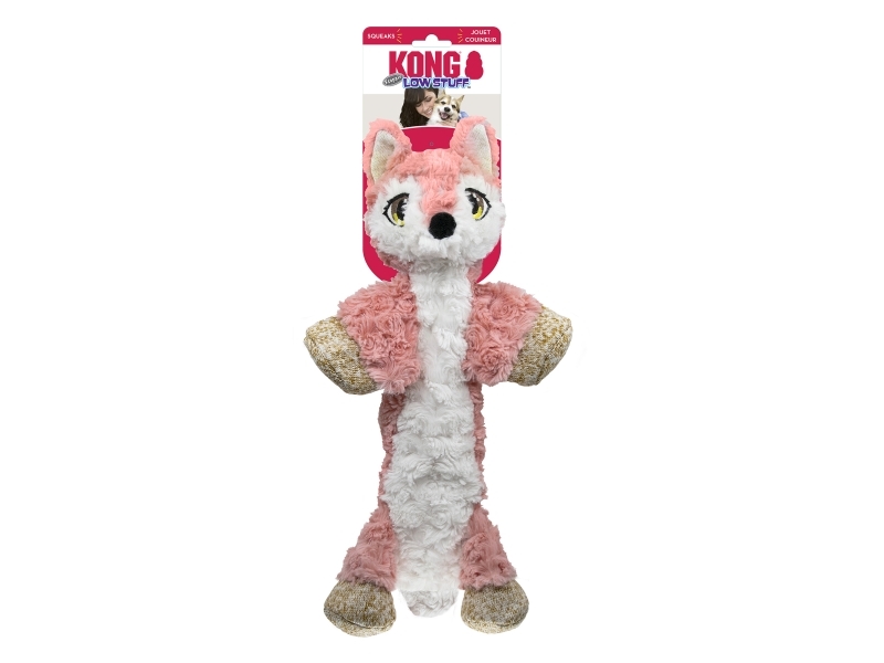 Kong Legetøj Low Stuff Flopzie Ræv Rosa M 48Cm