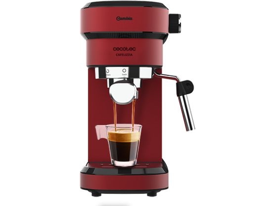 Cecotec Cafelizzia 790 Shiny, Espressomaskine, 1,2 L, Malet Kaffe, 1350 W, Rød