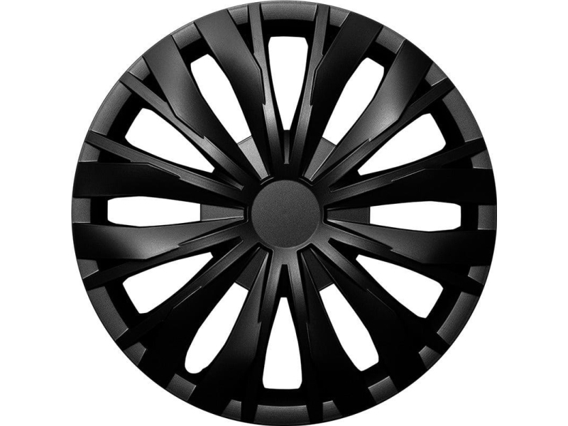 Radkappen Tompar Wheel Covers Optic R16 Black