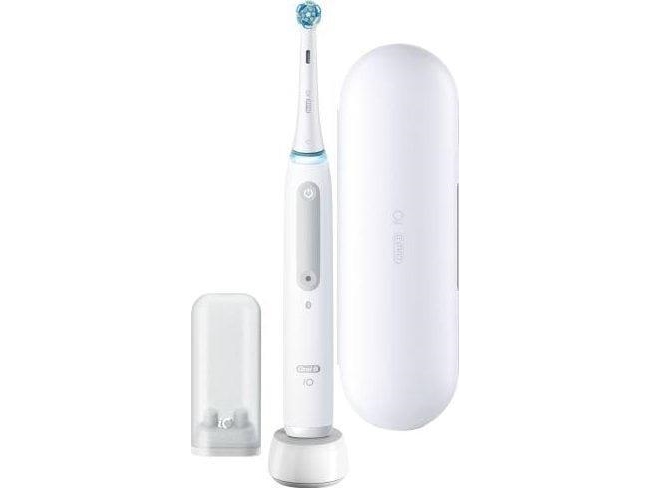 Oral-B Magnetische Zahnbürste Io Series 4 Quite White + Etui