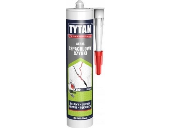 Tytan silikon akrylspackel snabb vit 280 ml | Verktyg & Verkstad - Underhåll - Silikonfett sprut | GameStuff