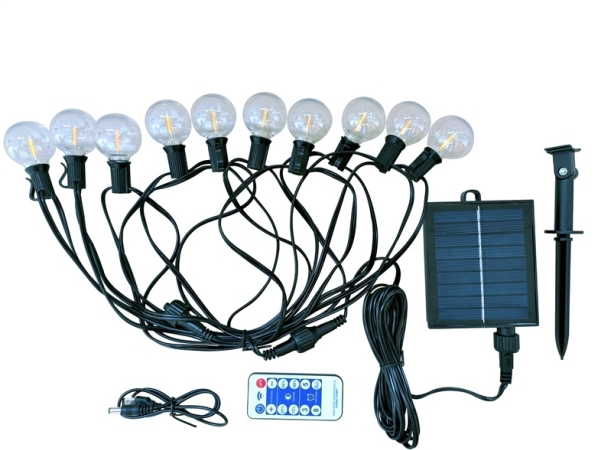 Domoletti Garland Solar 10led 8m 1.12w Rgb Ip44