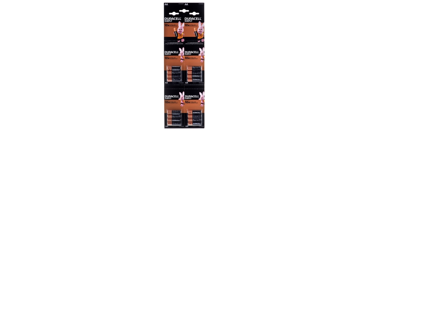 Duracell batteri Duracell LR6/4-pak blister