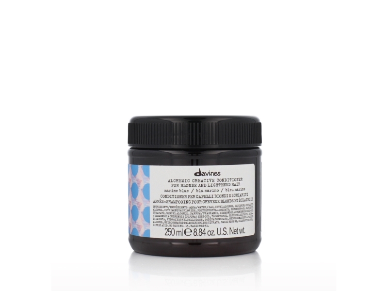 Davines Alchemic Marine Blue Creative Conditioner For Blond Lightened Hair 250Ml