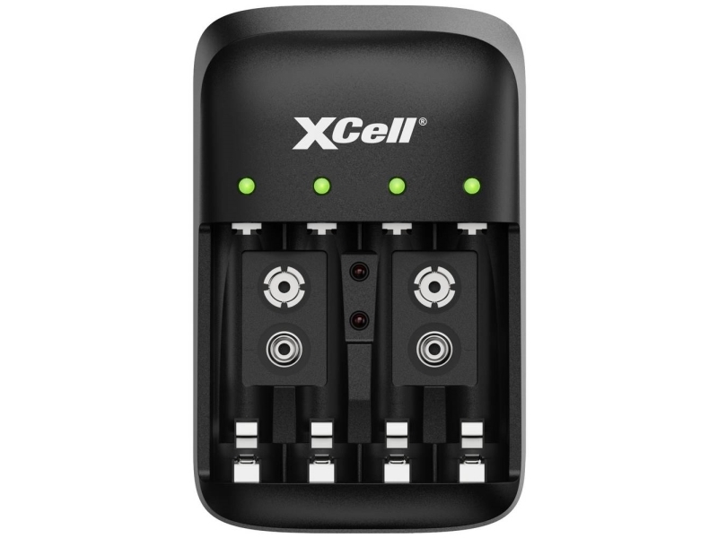 Xcell Bc-X500 Rund Celleoplader Nimh 9 V Blok, Mikro (Aaa), Mignon (Aa) (148089)