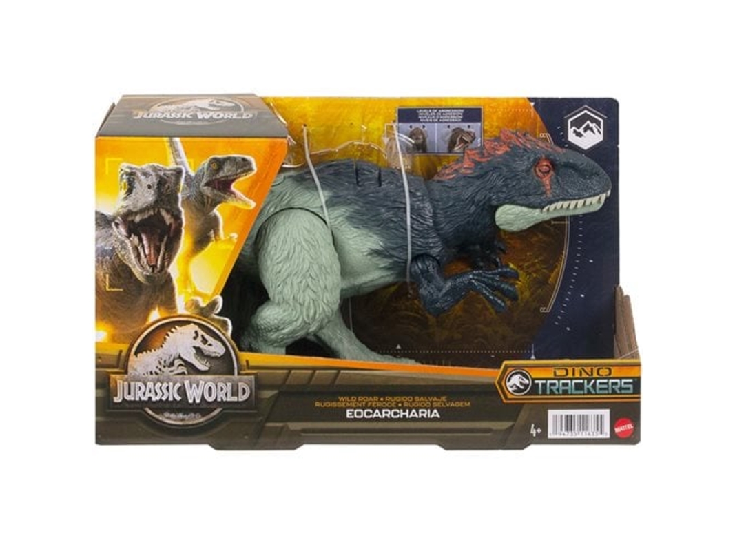 Jurassic World Wild Roar Eocarcharia 4 År Svart Grön Plast