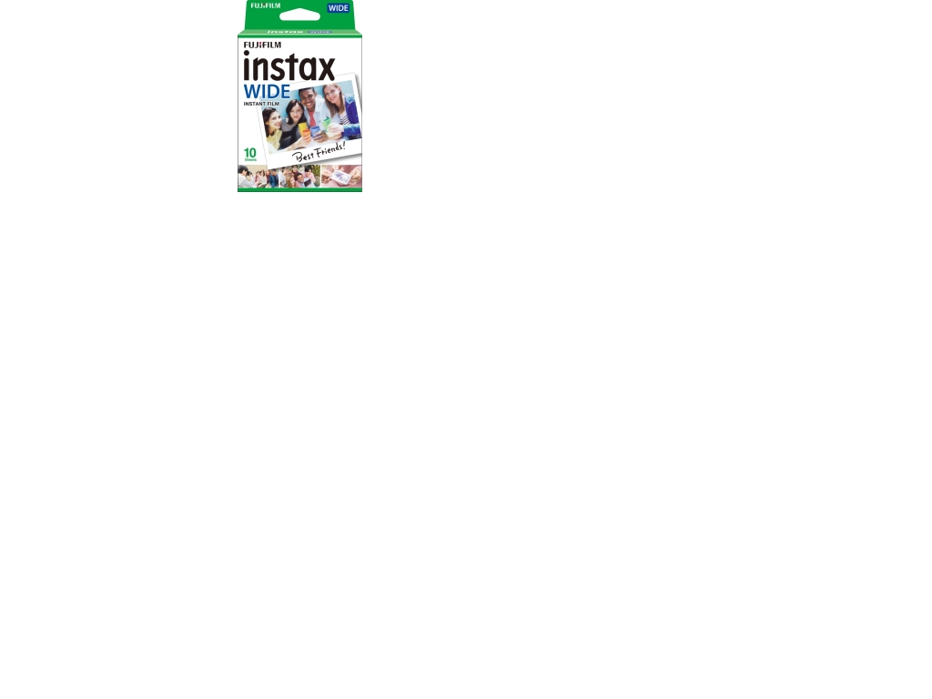 Fujifilm Instax Wide - Färgfilm för snabbframkallning - ISO 800 - 10 exponeringar | Foto och video - Foto- & videotillbehör - Övriga | GameStuff