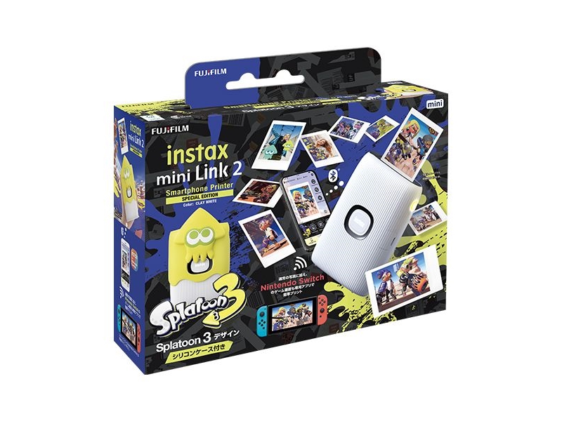 INSTAX Mini Link 2. Splatoon 3 Special Edition hvid