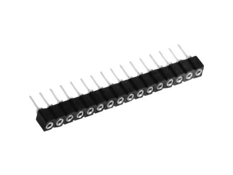 W & P Products Bøsningsliste (Præcision) Antal Rækker: 1 Poltal Hver Række: 10 257-010-1-50-00-6 1 Stk