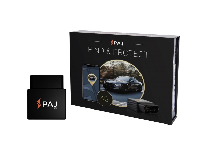 PAJ GPS CAR OBD 4G 2.0 GPS Tracker Køretøjstracker Sort 1 stk