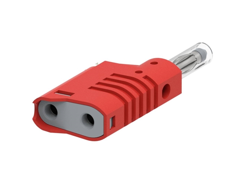 Electro PJP 1089-CD1-R Bananstik Stik, lige Stift-diameter: 4 mm Rød 1 stk