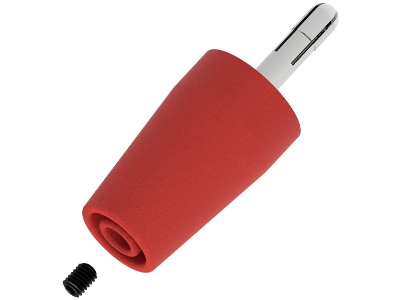 Electro PJP 3300-IEC-CD1-R Adapterstik lige Stift-diameter: 4 mm Rød 1 stk Piece