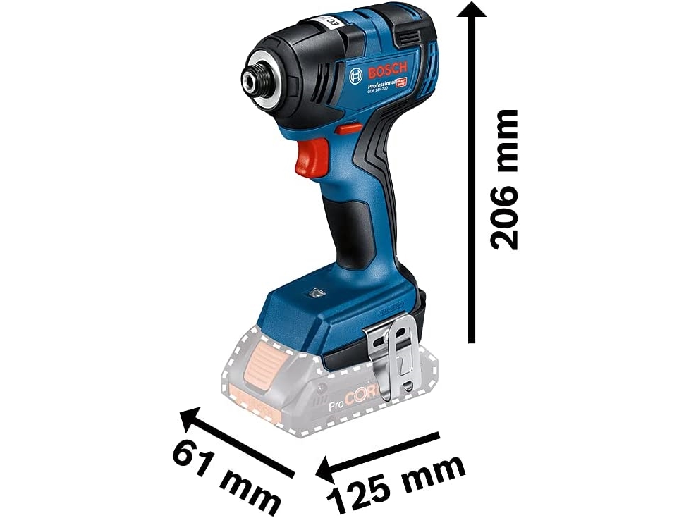 Bosch Sk&auml;rverktyg GDR 18V-200 SOLO L-BOXX - SOLO