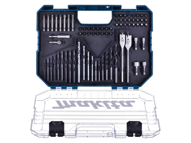 Makita Drill/Bit Set With Clear Lid 75 Parts E-15126