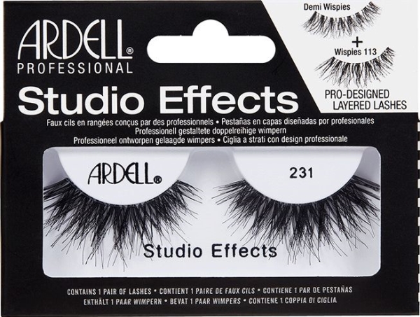 Ardell Studio Effects kunstige øjenvipper 231 sort