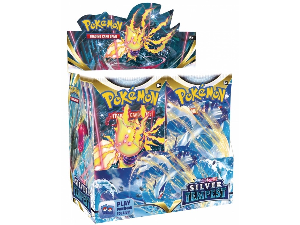 Pokemon TCG – Sword & Shield 11 – Sidabrinis Tempest Booster Box (36 vnt. Booster Packs)