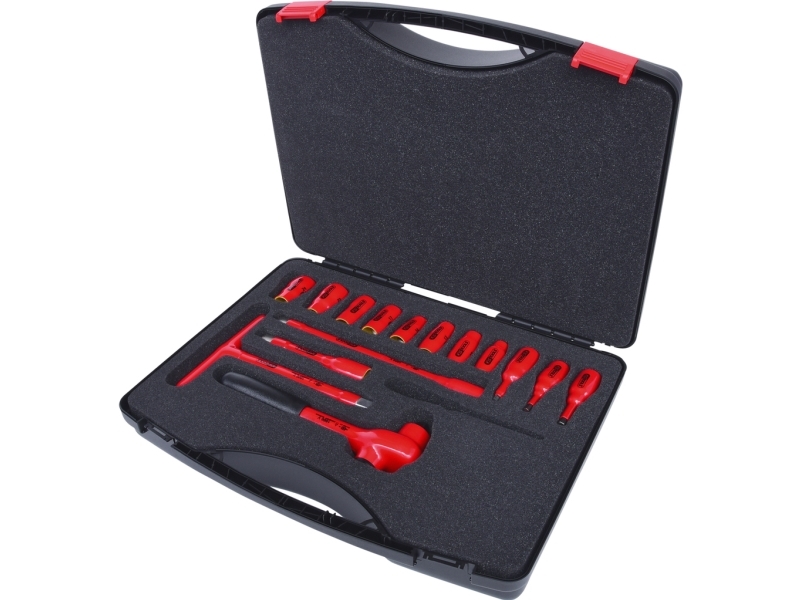 Ks Tools 117.1883, Steckschlüssel-Satz, 1/2 Zoll, 15 Kopf/Köpfe, Stahl, Iec 60900, 3,99 Kg