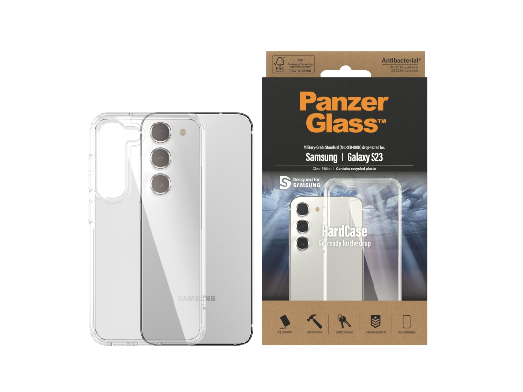 Panzerglass Hardcase Samsung Galaxy S23 | Transparent, Cover, Samsung, Samsung - Galaxy S23, Transparent