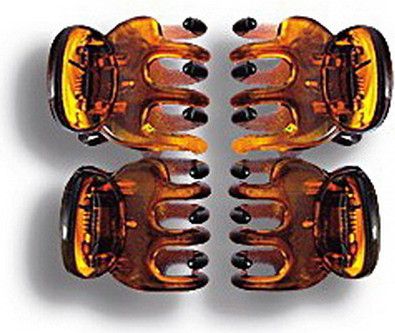 DON CLAMP (FA-9930) mini sort/amber 4-pak