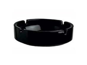 Askebæger Ø10.7 cm glas sort,stk