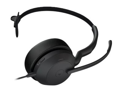 Jabra Evolve2 50 Ms Mono - Headset - På Øret - Kablet - Aktiv Støjfjerning - Usb-C - Sort - Zoom Certified, Certified For Microsoft Teams, Cisco Webe
