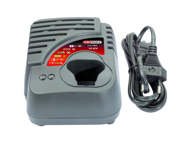 Ks Tools 515.3590, Ladegerät, 10,8 V, Universal, Grau, 1 H, Ac