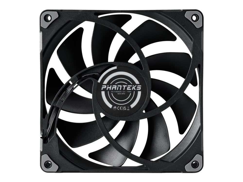 Phanteks Ph-F140m25 - Indsats Med Blæser - 140 Mm - Sort (Pakke Med 3)