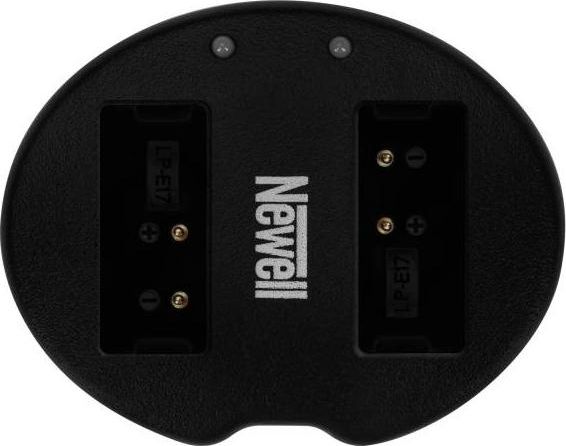 Newell Sdc-Usb Dobbeltkanaloplader Til Lp-E17-Batterier Til Canon