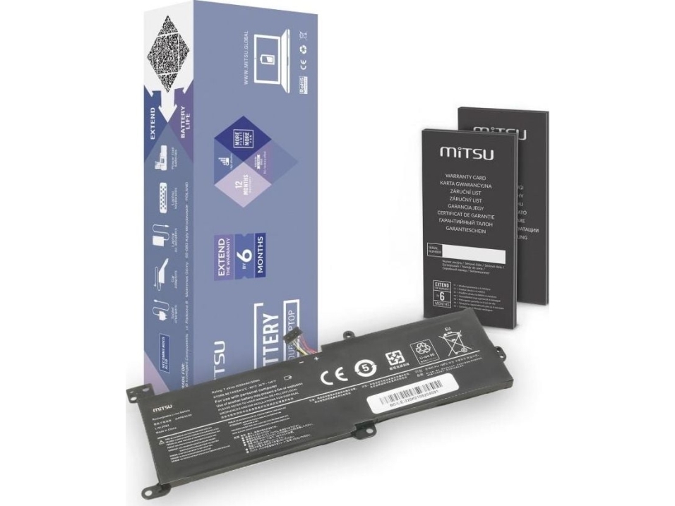 Mitsu För Lenovo Ideapad 320 4050 Mah 30 Wh 7.4 7.6 Volt