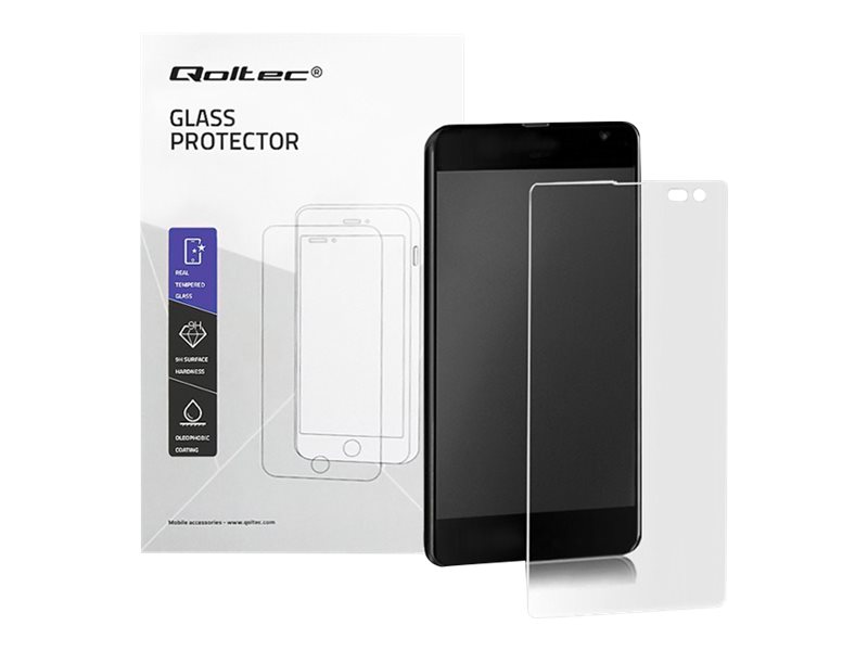 Qoltec Premium Tempered Glass Skarmskydd För Mobiltelefon Glas 5  " Transparent För Microsoft Lumia 535
