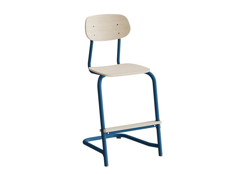 Stol Atlas, free swing 2114, vitpigmenterad eklaminat, vit ram | Köksapparater - Storköksutrustning - Kantin | GameStuff