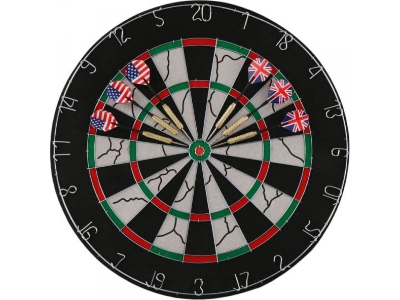 Master Darts Deluxe sisal dart 45 cm og 6 dartpile