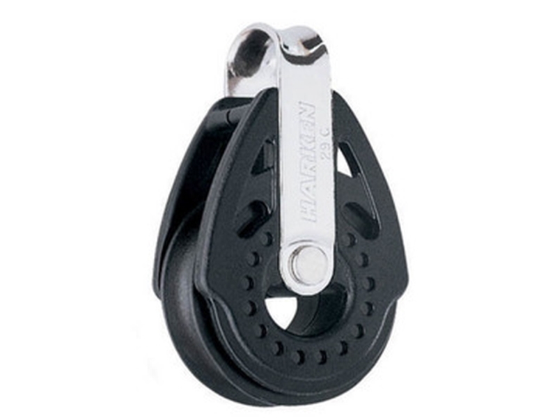 Harken Carbo-block 29 mm enkel, bygel