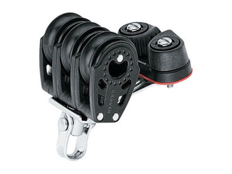 Harken Carbo Block 29 Mm Dreifach, Carbo-Cam