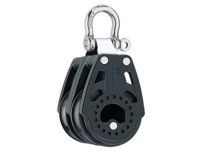 Harken Carbo block 40 mm dubbel, bygelfäste | Marin - Utrustning för rigg - Block | GameStuff