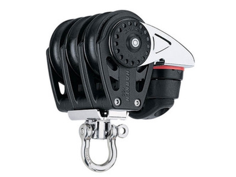 Harken Carbo Block 40 Mm Triple, Wirbel, Cam-Cle