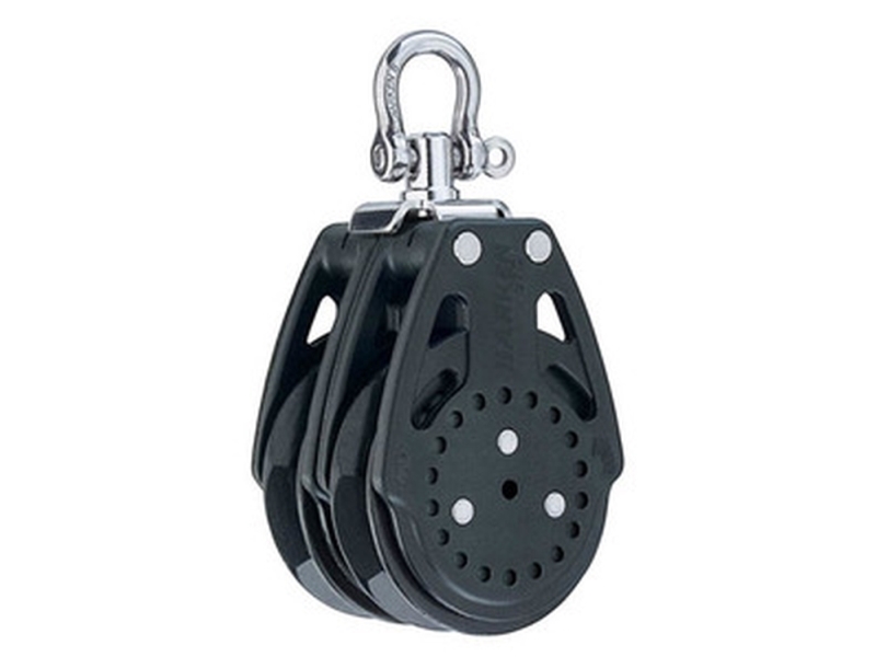 Harken Carbo Ratchamatic Block 57 Mm Doppelt, Drehbar