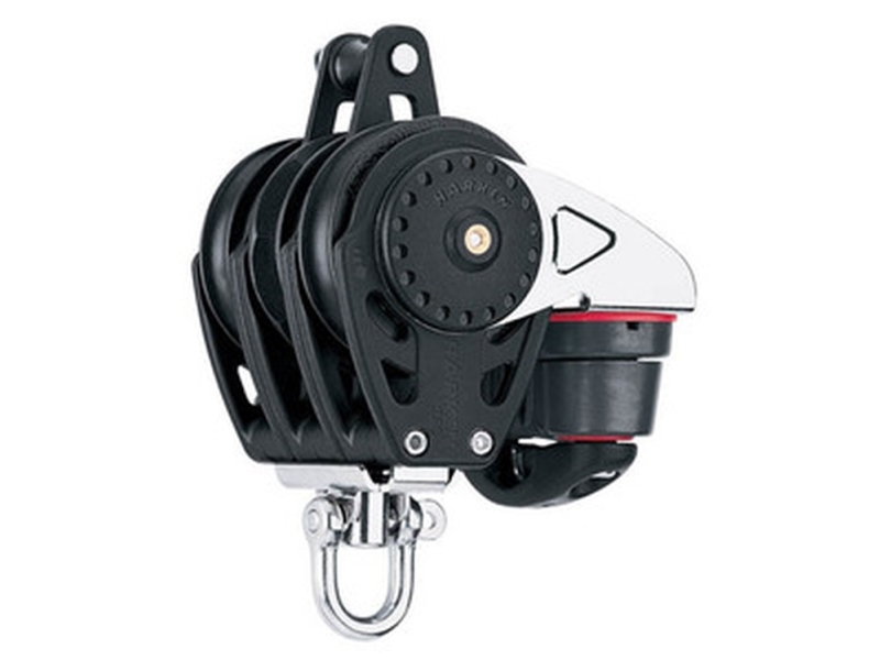 Harken Carbo Ratchamatic block 57 mm trippel/hunsvot | Marin - Utrustning för rigg - Block | GameStuff