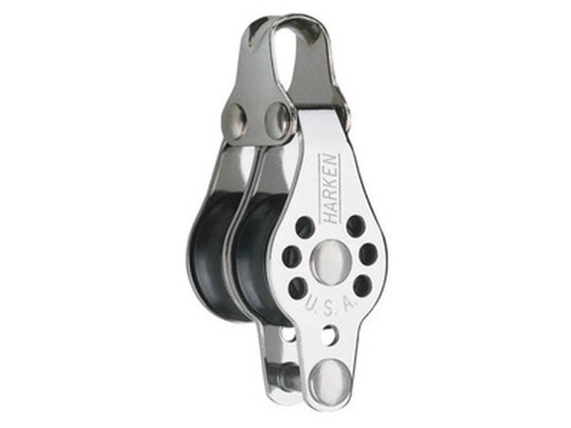 Harken Microblok 22 mm kaksinkertainen w. hunsvot hunsvot