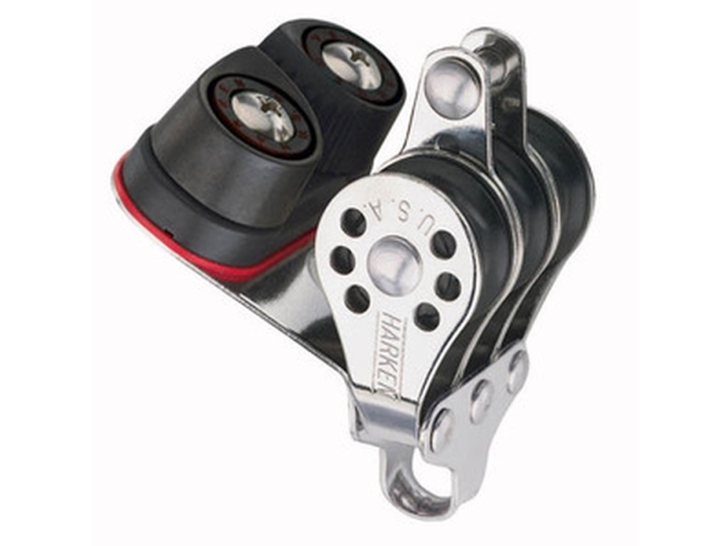 Harken Mikroblok 22 Mm Tripel Han/ Hun Carbo-Cam