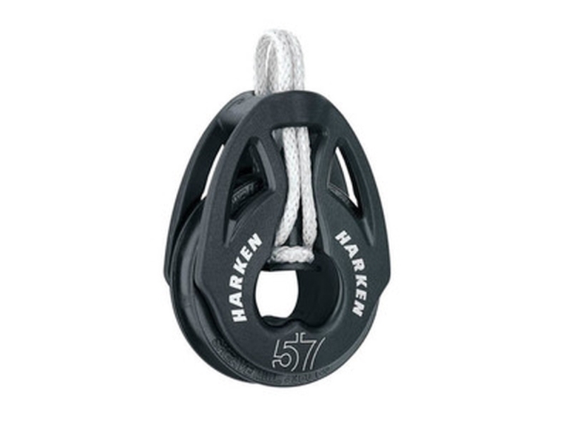 Harken T2 Blok 57 mm enkelt m. LOOP