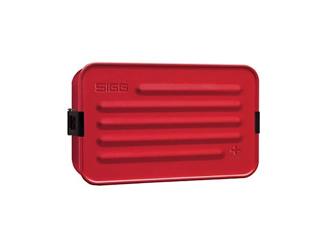 SIGG Plus L, Lounasrasia, Aikuinen, Punainen, Alumiini, Yksivärinen, Suorakulmainen