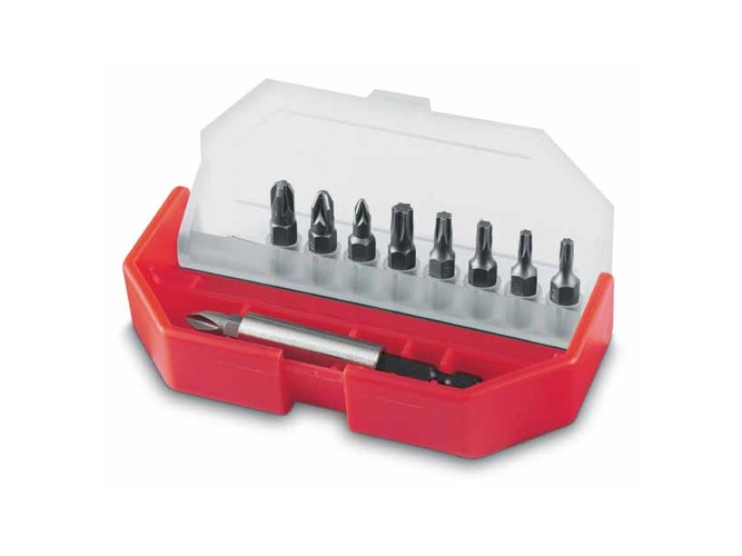 Stanley Komplett-Bitset 5 Tx, Ph, 3 Pz, 10 Stk. + Magnetischer Halter - 1-68-724